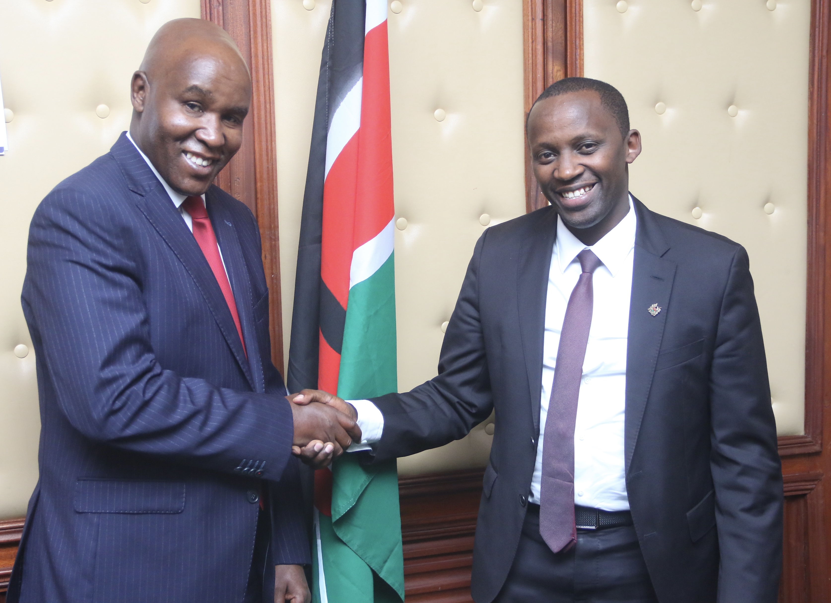 CLERK MEETS  MoFA’s PARLIAMENTARY LIAISON DIRECTOR, AGREE TO ENHANCE WORKING RELATIONS