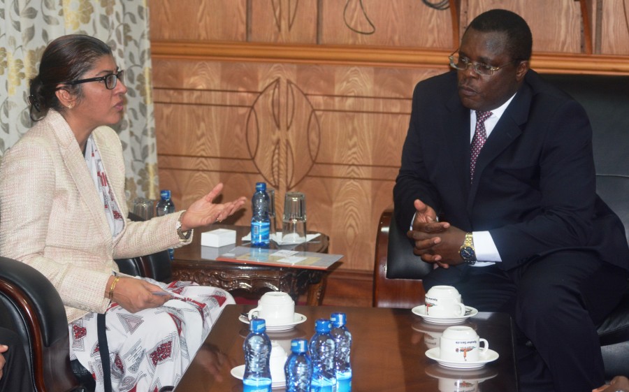 Indian High Commissioner pays a courtesy call on Speaker Lusaka