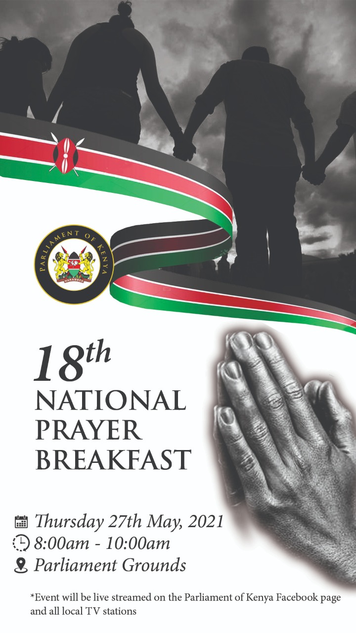 Parliament to host the 18th Annual National Prayer Breakfast 