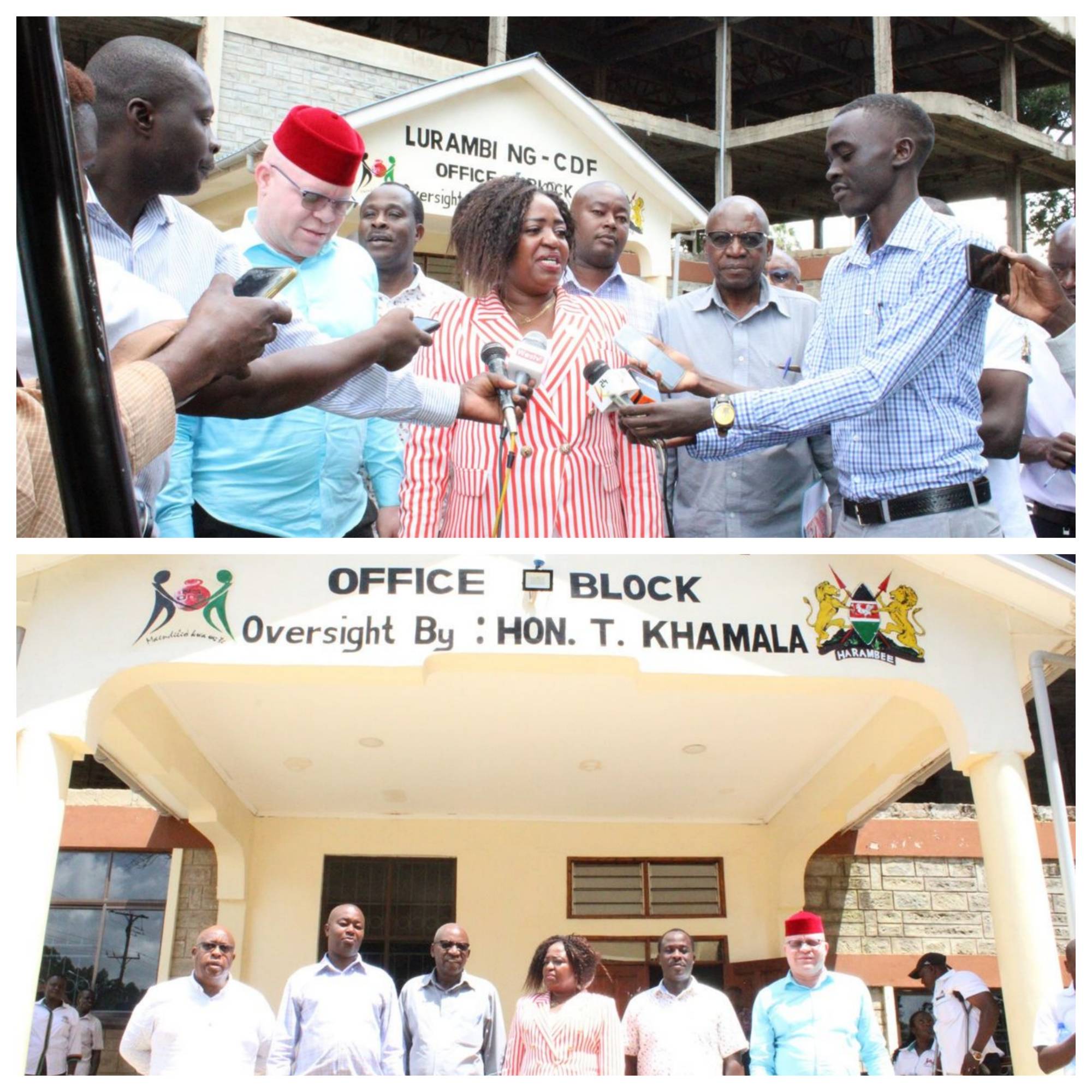 DECENTRALISED FUNDS COMMITTEE INSPECTS LURAMBI NG-CDF OFFICES