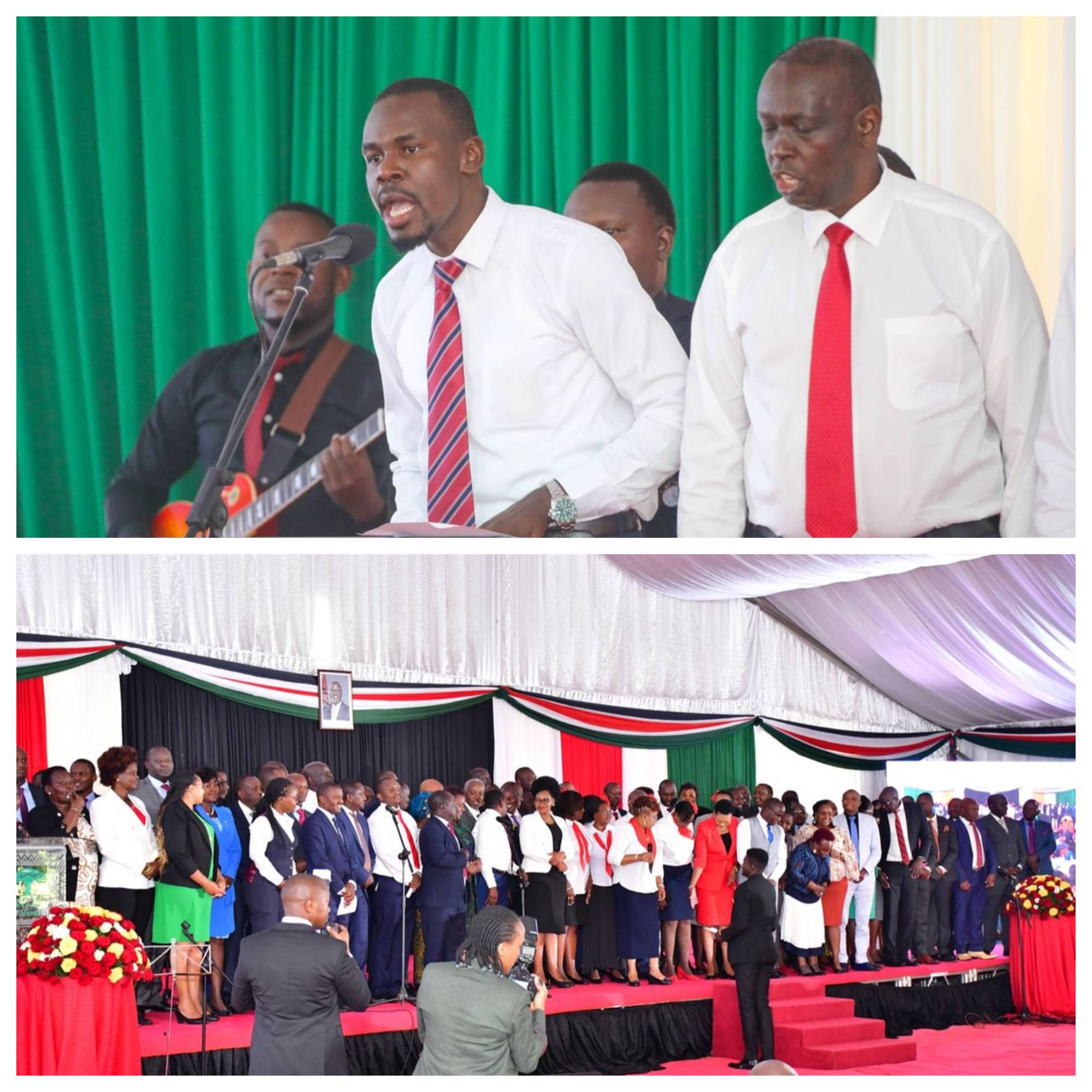 BUNGE FELLOWSHIP CHOIR STEALS THE SHOW AT THE 20TH ANNUAL NATIONAL PRAYER BREAKFAST EVENT WITH A SPLENDID PERFORMANCE
