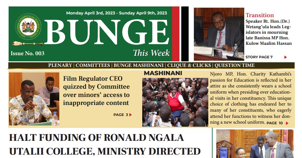 BUNGE THIS WEEK