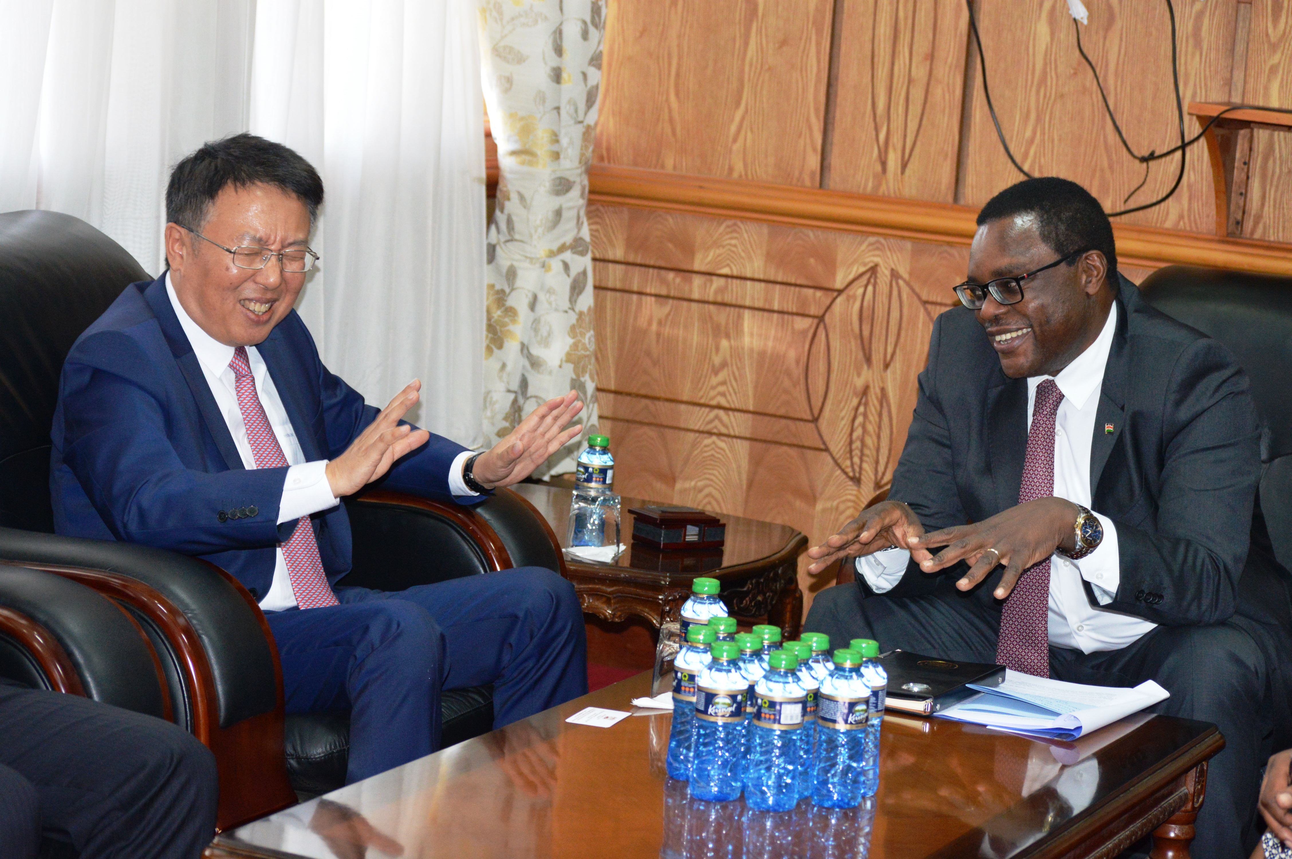 New Chinese envoy to Kenya calls on Senate Speaker