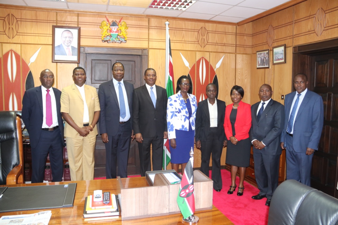 Speaker Muturi Meets the new SRC Commissioners