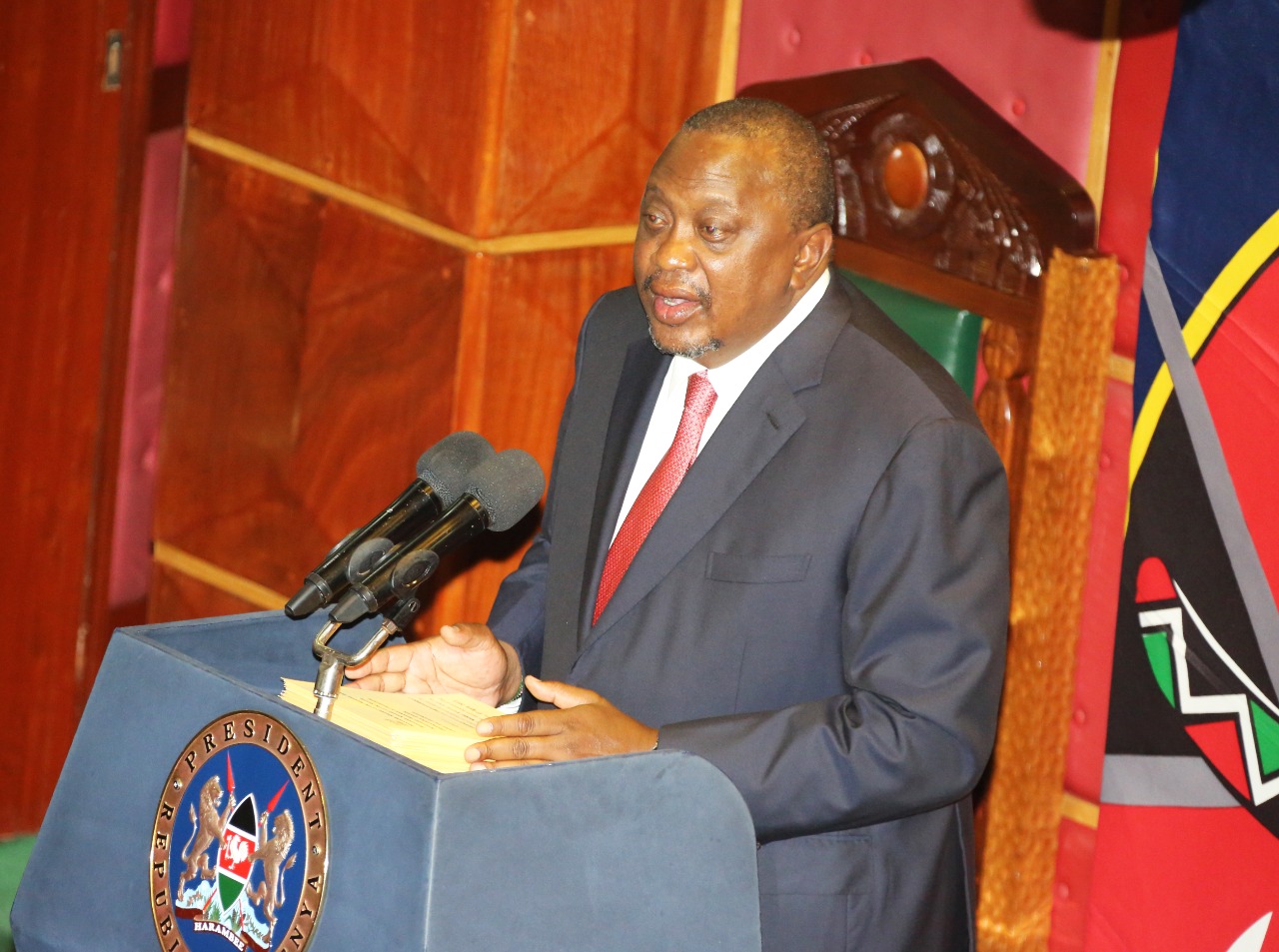 PRESIDENT UHURU DELIVERS HIS EIGHTH ADDRESS TO PARLIAMENT