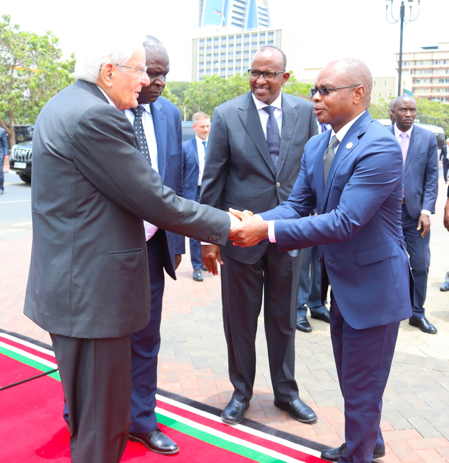 SPEAKER KINGI WELCOMES ITALIAN PRESIDENT TO PARLIAMENT