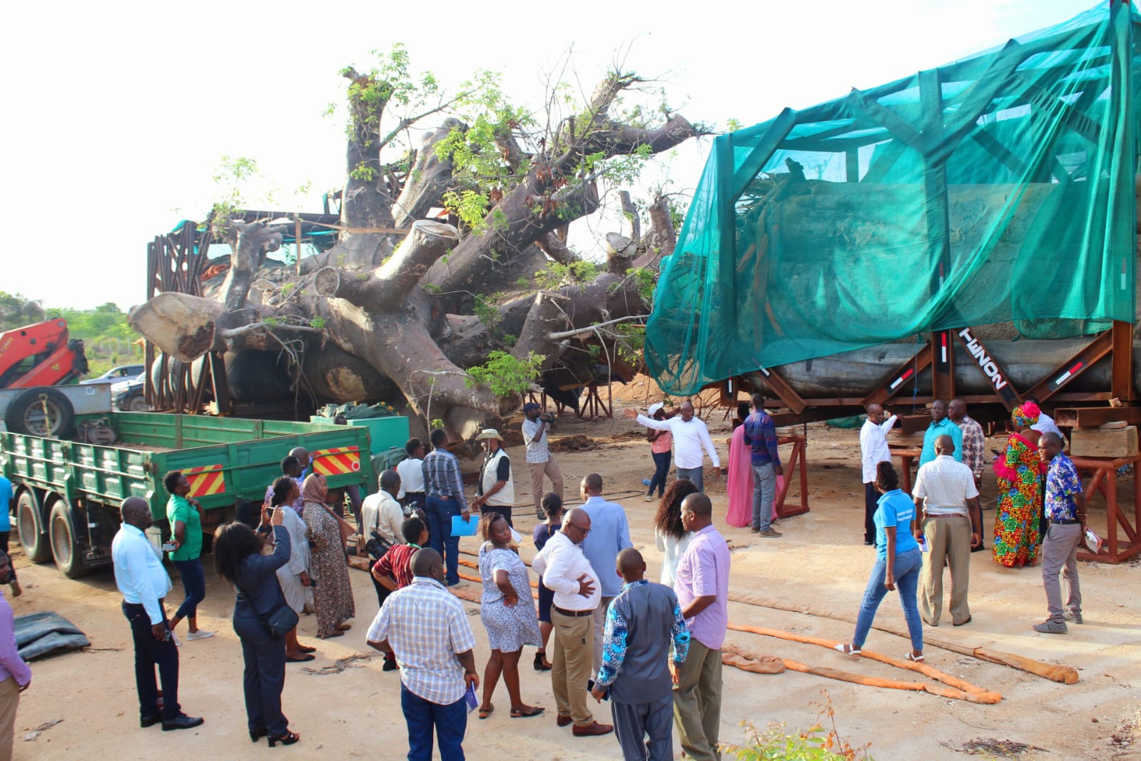 COMMITTEE ON ENVIRONMENT VISITS BOYA YARD KILIFI COUNTY 