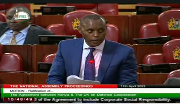 HOUSE BEGINS TO DEBATE REPORT ON KENYA-UK DEFENCE COOPERATION AGREEMENT