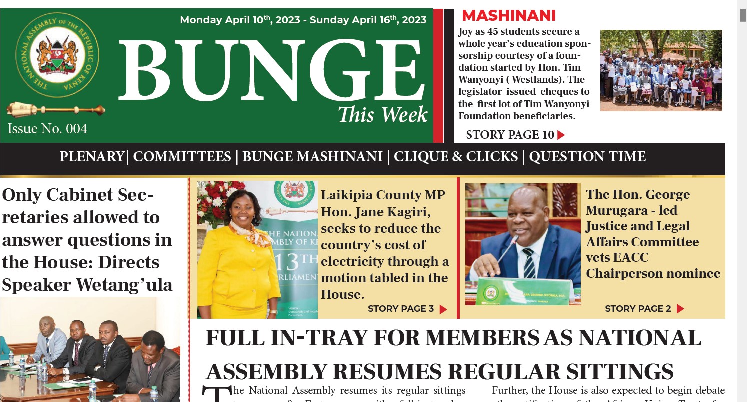 Bunge This week
