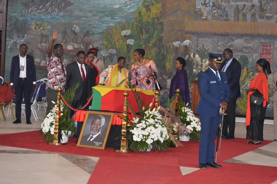 Kenya's Delegation to Annan's Burial in Ghana Pays Last Respects ahead of Burial