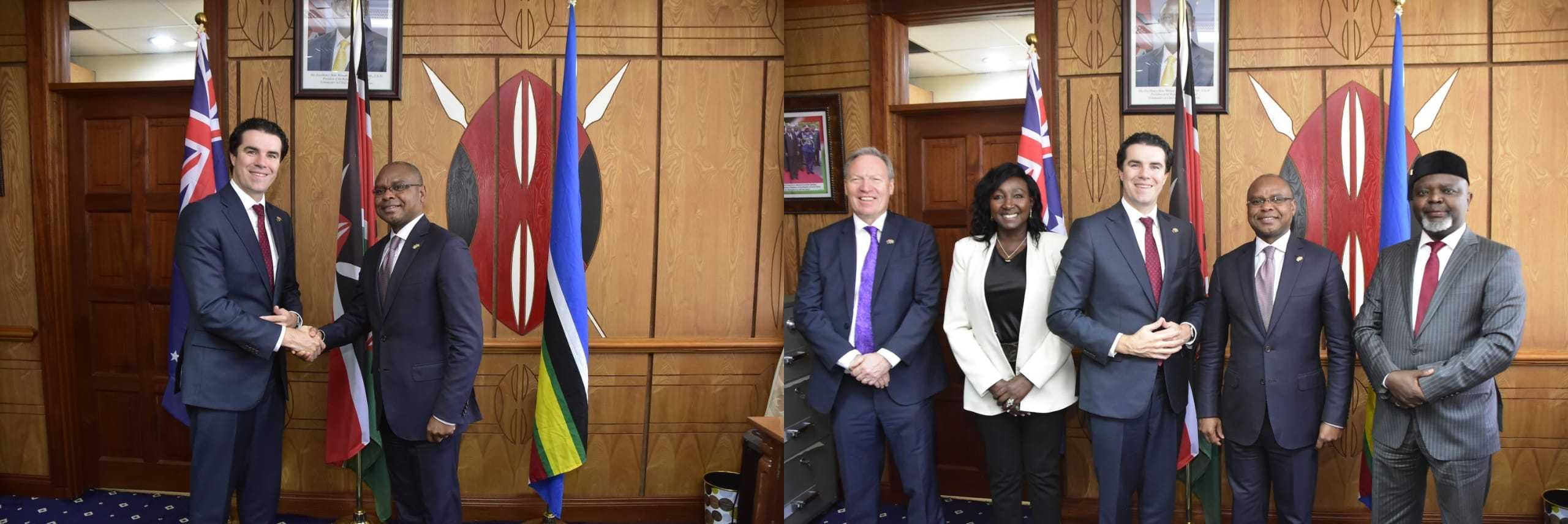 SENATE SPEAKER HOLDS BILATERAL TALKS WITH AUSTRALIAN MINISTER