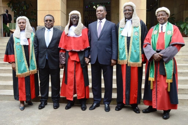 Speakers of Parliament Attend Swearing in of Justice Ouko as Appellate Court President