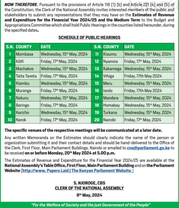 Public Participation