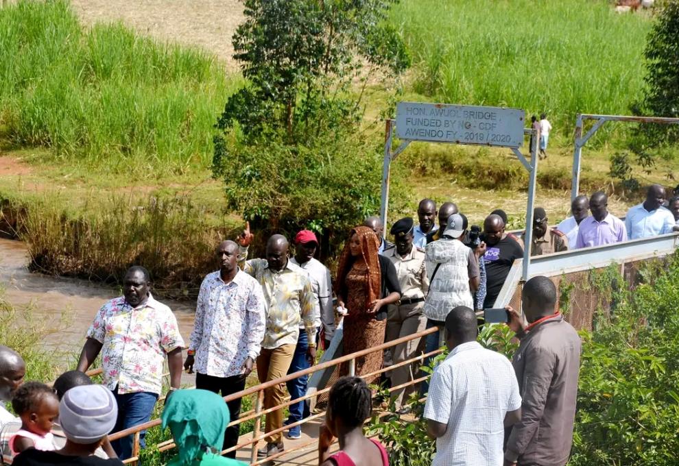 NG-CDF COMMITTEE  IN AWENDO FOR PROJECT INSPECTION