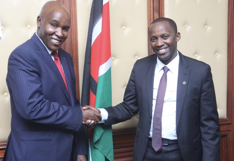 CLERK MEETS  MoFA’s PARLIAMENTARY LIAISON DIRECTOR, AGREE TO ENHANCE WORKING RELATIONS