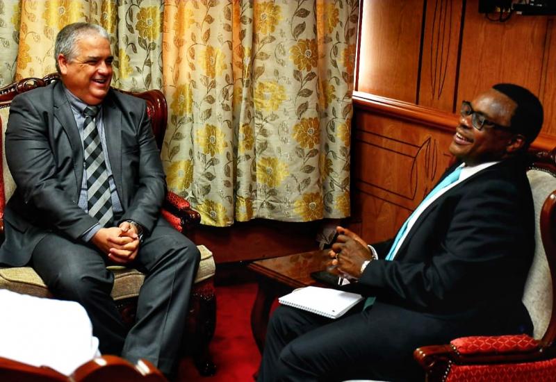 Cuban Ambassador to Kenya Calls on Speaker Lusaka