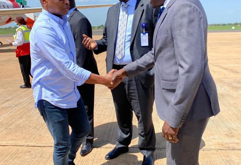 SPEAKER KINGI IN JUBA FOR FP-ICGLR MEETING