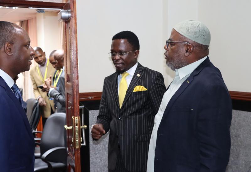 SENATE COMMITTEE ON LABOUR AND SOCIAL WELFARE MEETS CS ABABU NAMWAMBA REGARDING LINDA SOKA PETITION ON TAPPING INTO THE KSHS. 302 BILLION FOOTBALL ECONOMY.