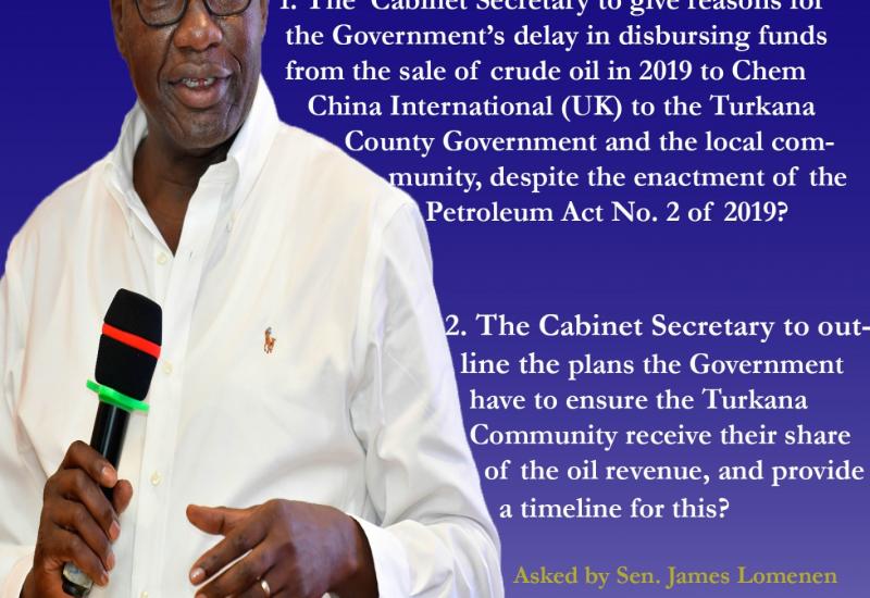 Cabinet Secretary for Energy will appear before the Senate tomorrow to answer questions in regards to his Ministry #QuestionTime