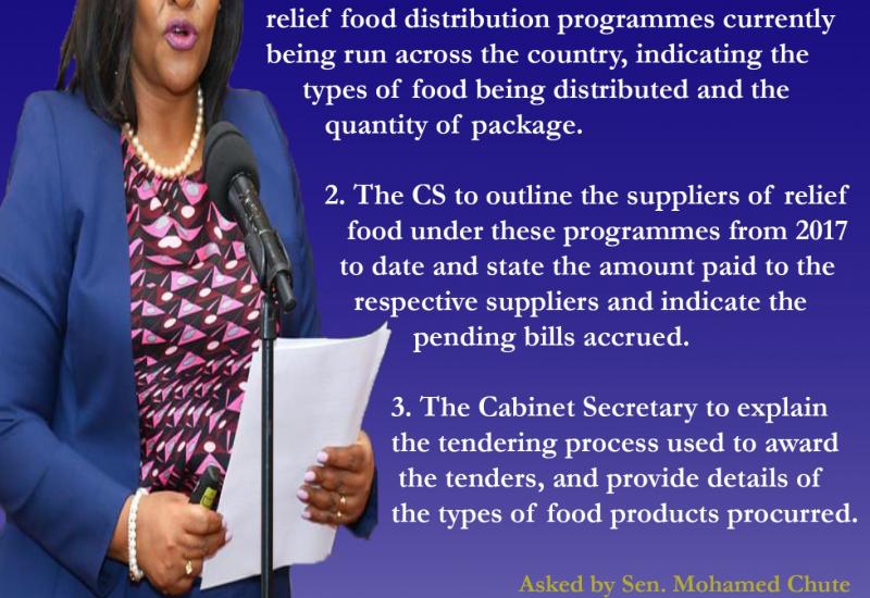Cabinet Secretary of East African Community will appear before the Senate tomorrow to answer questions in regards to her Ministry #QuestionTime