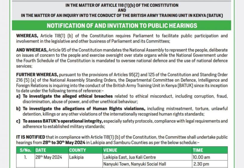 Comm on Defence PP on BATUK 