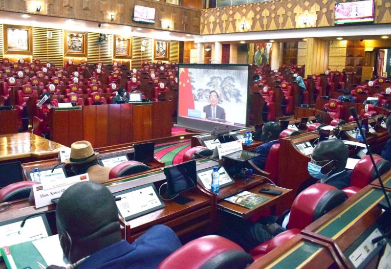 Kenyan and China lawmakers hold virtual conference; resolve to deepen Parliamentary relations