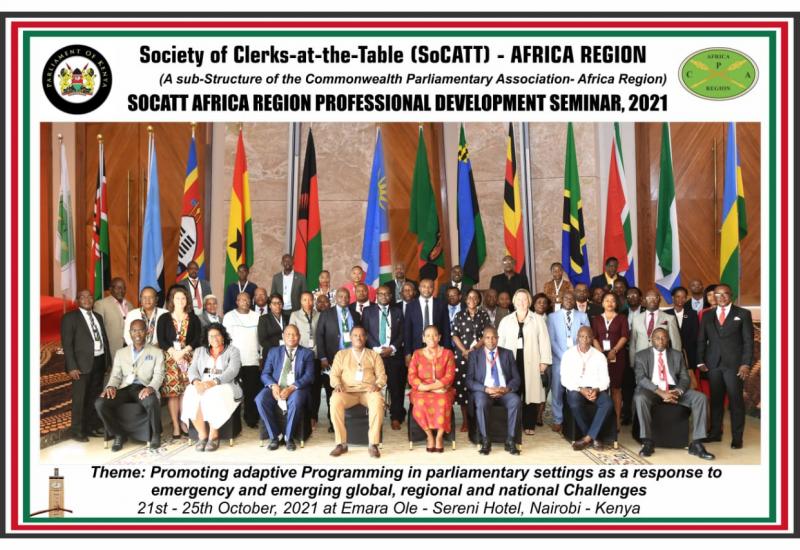 PARLIAMENT OF KENYA HOSTS THE FIFTH PROFESSIONAL DEVELOPMENT SEMINAR FOR CLERKS-AT-THE-TABLE