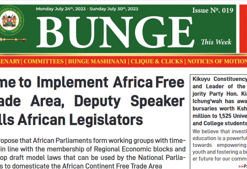 Bunge This week Issue 019
