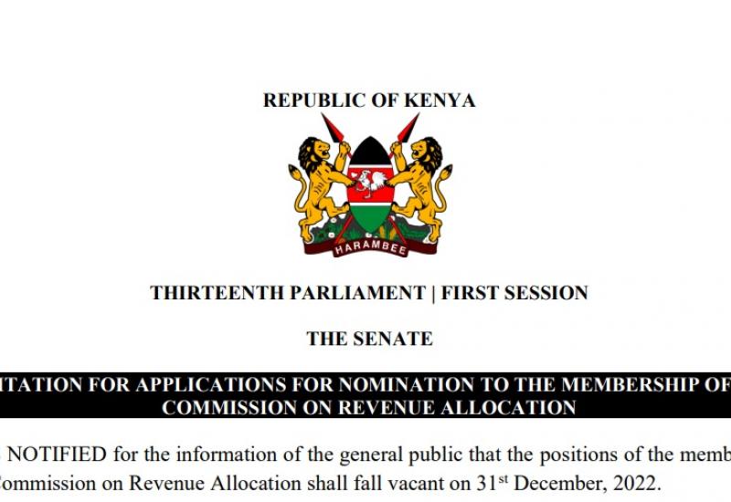 Senat news advert
