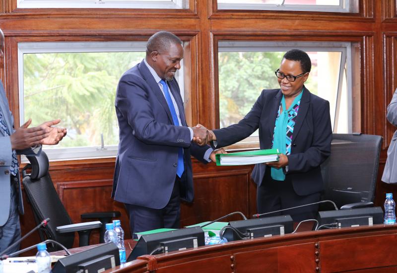 Change of Guard at the National Assembly as Clerk Sialai hands over