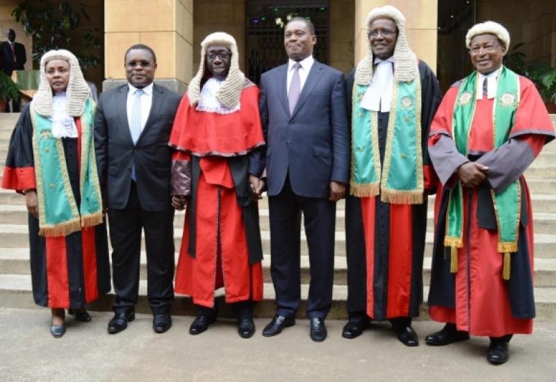 Speakers of Parliament Attend Swearing in of Justice Ouko as Appellate Court President