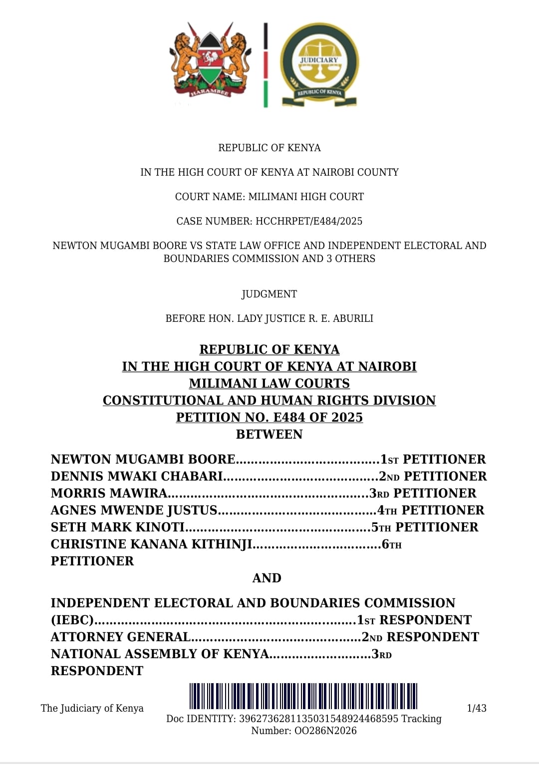 High Court Ruling 