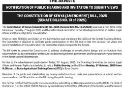 NOTIFICATION OF PUBLIC HEARING AND INVITATION TO SUBMIT VIEWS